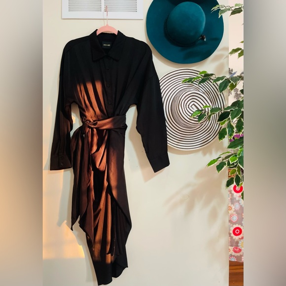 Do + Be Slip dress black Color. Size medium to large - Picture 5 of 5